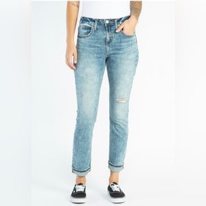 Silver Beau Girlfriend Jeans Size 34